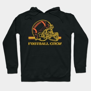 Vintage football crew Hoodie